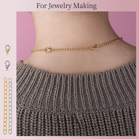 Jump Rings, 968pcs Jewelry Making Supplies, Jump Rings for Jewelry Making, Gold - Picture 6 of 8